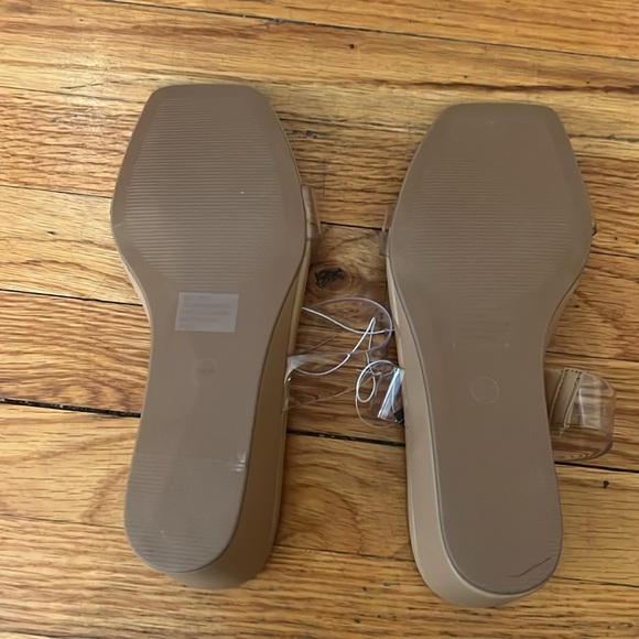 NWT TORRID THIN DOUBLE BAND WEDGE SANDAL WW - Picture 8 of 9